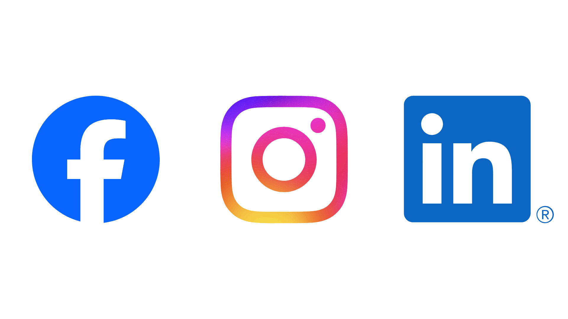 social media icons infographic